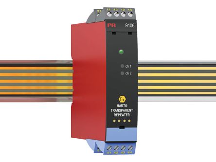 PR Electronics 9 Signalwandler, Transparenter HART-Repeater 19.2 → 31.2V Dc, Strom / Strom, Relais