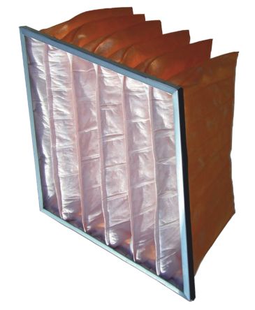 RS PRO Polypropylen Taschenfilter, Typ Beutel, F6, M5, 592 X 592 X 350mm ISO-10-70, MERV KLasse 11, 8-Taschen