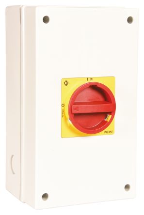 Kraus & Naimer 4P Pole Isolator Switch - 80A Maximum Current, 22kW Power Rating, IP66, IP67