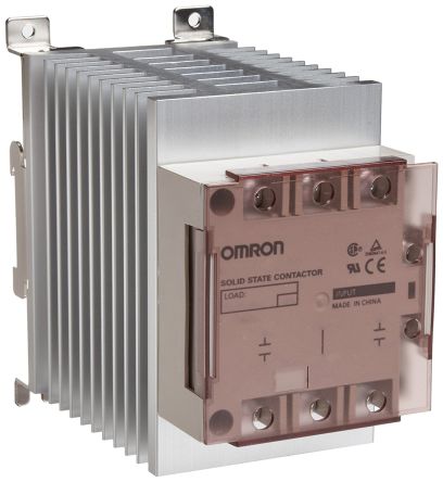 Omron 欧姆龙 固态继电器, G3PE Three Phase系列, DIN 导轨, 最大负载电流15 A, 最大负载电压264 V 交流