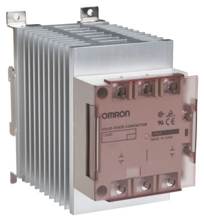 Omron 欧姆龙 固态继电器, G3PE Three Phase系列, DIN 导轨, 最大负载电流45 A, 最大负载电压528 V 交流
