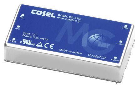 Cosel MG DC/DC-Wandler 30W 12 V Dc IN, 12V Dc OUT / 2.5A 1.5kV Dc Isoliert