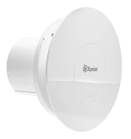 Xpelair 92971aw Simply Silent Round Ceiling Mounted Panel Mounted Wall Mounted Window Mounted Extractor Fan