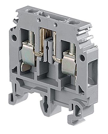 Entrelec Terminal Roscado ABB De 1 Vía, Para Cable De 6 Mm², 20 A @ 8 AWG, 600 V, Abrazadera Roscada