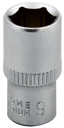 RS PRO 1/4 Zoll Standardbuchse Steckschlüsseleinsatz SW 9mm 6-Punkt