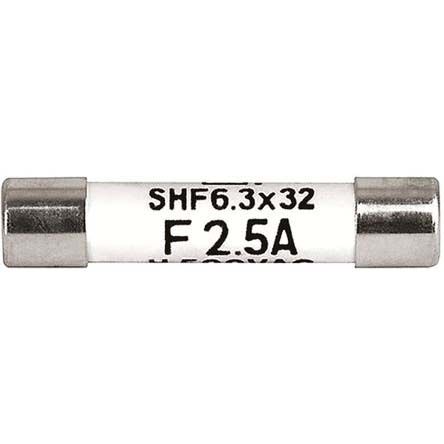 Schurter SHF 6.3x32 Feinsicherung F / 2A 6.3 X 32mm 500V Ac Keramik