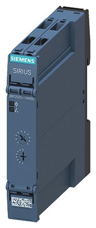 Siemens 时间继电器, 3RP25 系列, 12 → 240V 交流/直流, 1触点, 时间范围 0.05 s → 100h