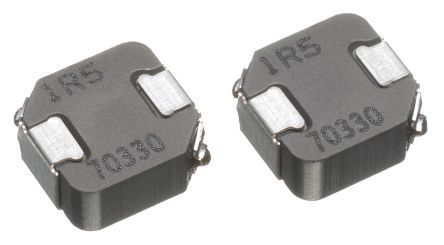 TDK, SPM, 6530 Shielded Wire-wound SMD Inductor With A Metallic Magnetic Core, 2.2 μH ±20% Shielded 8.4A Idc