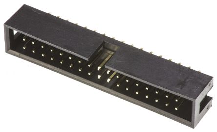 Amphenol ICC T821 Leiterplatten-Stiftleiste Gerade, 34-polig / 2-reihig, Raster 2.54mm, Kabel-Platine,