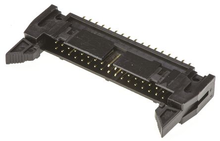 Amphenol ICC Amphenol T816 Leiterplatten-Stiftleiste Gerade, 34-polig / 2-reihig, Raster 2.54mm, Kabel-Platine,