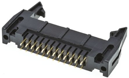 Amphenol ICC Amphenol T816 Leiterplatten-Stiftleiste Gewinkelt, 26-polig / 2-reihig, Raster 2.54mm, Kabel-Platine,