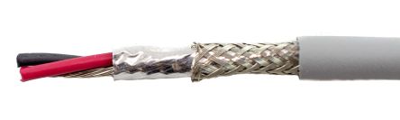 Alpha Wire Cable De Datos Apantallado EcoCable Mini De 4 Conductores, 2 Pares, 0.382 Mm², 22 AWG, Long. 30m, Ø Ext.