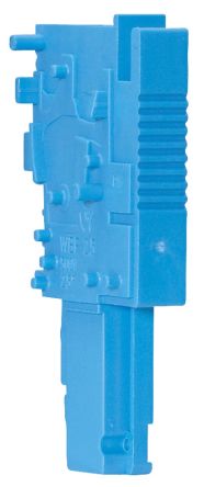 Wieland WBF Series Left Side Connector For Use With DIN Rail Terminal Block With Plug-In Connection