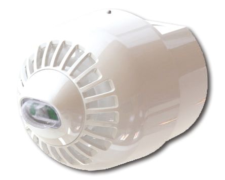 Klaxon Sonos Pulse LED Blitz-Licht Alarm-Leuchtmelder Weiß / 97dB, 17 → 60 V Dc