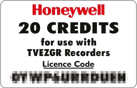 Honeywell TVU9-0-0-0-0-020-0-000 Firmware Upgrade For Use With X-series And GR Recorders