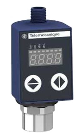 Telemecanique Sensors Telemecanique G1/4 Differenz Druckschalter 0bar Bis 10bar, 1 X PNP, Analog 4 → 20 MA, Für Luft, Süßwasser,