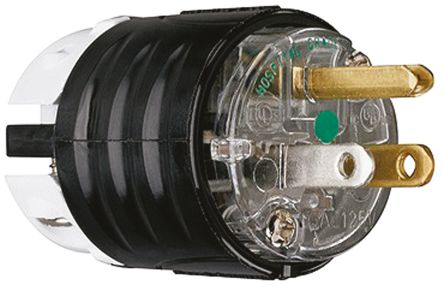 PASS & SEYMOUR Netzstecker Kabel, 2P+E, NEMA 5 - 15P, 125 V / 15A, Für USA