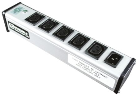 Wiremold IEC C13 Steckdosenleiste Mit Schalter, 5-fach, 250 V, Kabelmontage