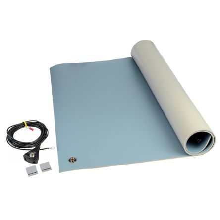 SCS Tisch ESD-Matte Blau Für Arbeitsflächen, 3.5mm X 600mm X 1.2m