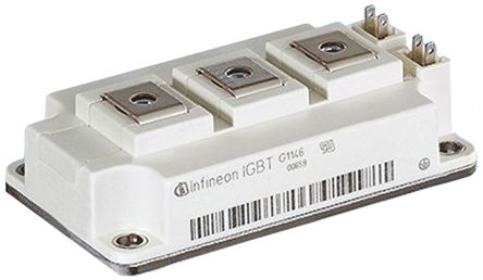 Infineon FF150R12KE3GB2HOSA1 Series IGBT Module, 225 A 1200 V, 7-Pin 62MM Module, Panel Mount