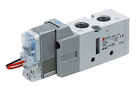 SMC VF3000, Rc1/4 Pneumatik-Magnetventil 24V Dc, Magnet/Vorsteuerung/Feder-betätigt