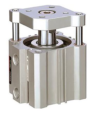 SMC Pneumatic Compact Cylinder - 20mm Bore, 50mm Stroke, CQM Series, Double Acting