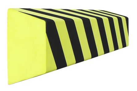 RS PRO Black, Yellow Impact Protector 1000mm X 150mm