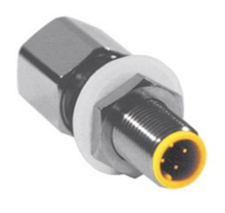 Turck Circular Connector, 5 Contacts, Panel Mount, M12 Connector, Plug And Socket, Male And Female Contacts, IP68, FK