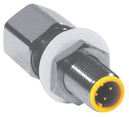 Turck Circular Connector, 4 Contacts, Panel Mount, M12 Connector, Plug And Socket, Male And Female Contacts, IP68, FK