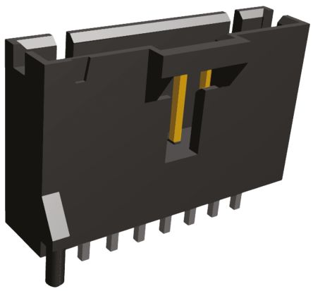 TE Connectivity AMPMODU MTE Leiterplatten-Stiftleiste Gerade, 8-polig / 1-reihig, Raster 2.54mm, Kabel-Platine,