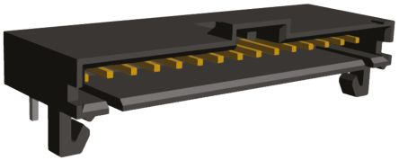 TE Connectivity AMPMODU MTE Leiterplatten-Stiftleiste Gewinkelt, 15-polig / 1-reihig, Raster 2.54mm, Kabel-Platine,