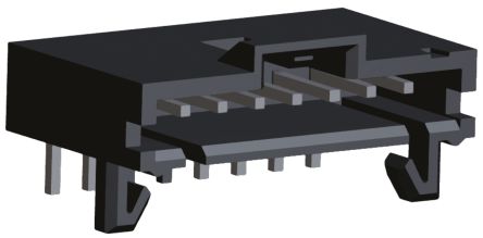 TE Connectivity AMPMODU MTE Leiterplatten-Stiftleiste Gewinkelt, 8-polig / 1-reihig, Raster 2.54mm, Kabel-Platine,