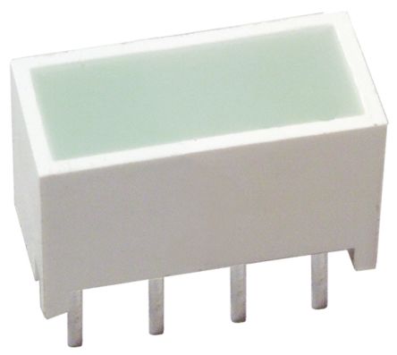 Broadcom LED-Anzeige Lichtbalken, Grün 585 Nm THT
