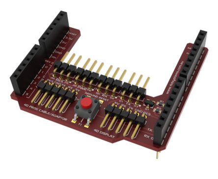 4D Systems 适配器板, Arduino兼容扩展板, 4D - arduino 适配器 - 扩展板 ii处理器, 使用于Arduino