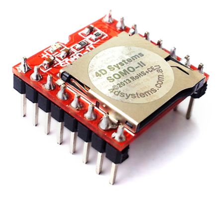4D Systems Processore Audio SOMO-II 16 Pin