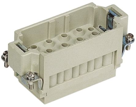 HARTING Han-Com Industrie-Steckverbinder Kontakteinsatz, 12-polig 40A Stecker, Crimp