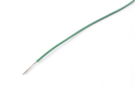 AXINDUS KY30 Series Green 0.34 Mm² Hook Up Wire, 22 AWG, 7/0.25 Mm, 200m, PVC Insulation