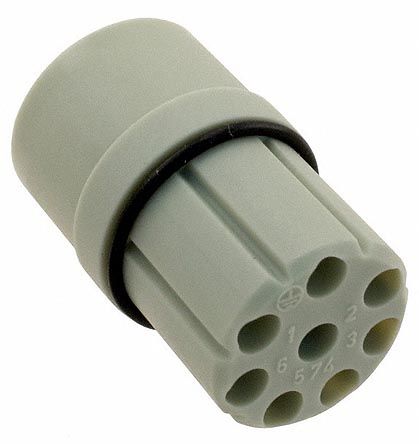 HARTING R 15 Industrie-Steckverbinder Kontakteinsatz, 8-polig 10A Stecker