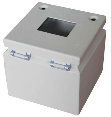 RS PRO Caja De Conexiones, 0, Acero, Gris, 150mm, 150mm, 120mm, 150 X 150 X 120mm, IP65
