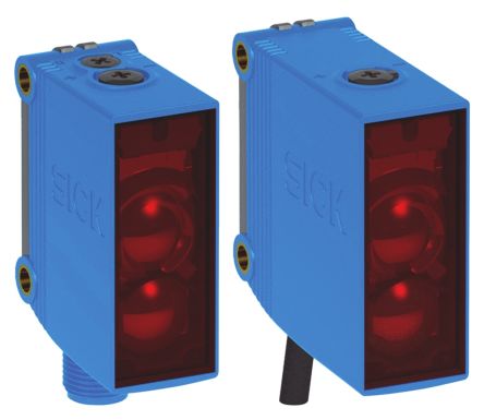 Sick G10 Kubisch Optischer Sensor, Diffus, Bereich 20 Mm → 1,3 M, PNP Ausgang, M12-Steckverbinder
