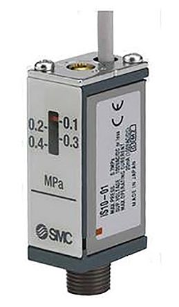 SMC IS10M Druckschalter, 100V Ac/dc, 0.1MPa → 0,4 MPa