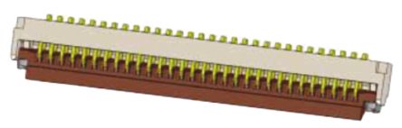 Hirose FH33, SMD FPC-Steckverbinder, Buchse, 32-polig / 1-reihig, Raster 0.5mm Lötanschluss