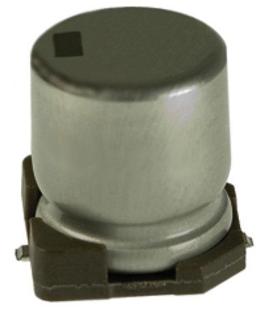 Nichicon Condensador Electrolítico Serie WD, 220μF, ±20%, 16V Dc, Mont. SMD, 6.3 (Dia.) X 7.7mm, Paso 2.2mm