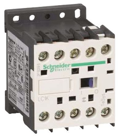 Schneider Electric Contactor TeSys K LC1K De 3 Polos, 3 NA, 20 A, Bobina 575 Vac, 5,5 KW
