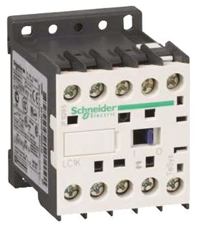 Schneider Electric LC1K Series Contactor, 110 V Ac Coil, 3-Pole, 16 A, 7.5 KW, 3NO, 690 V Ac