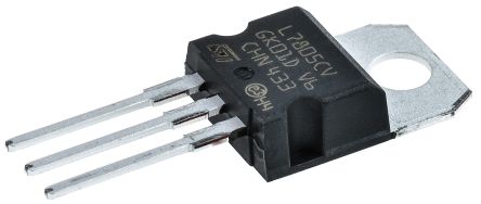 STMicroelectronics, 5 V Linear Voltage Regulator, 1.5A, 1-Channel 3-Pin, TO-220 L7805CV