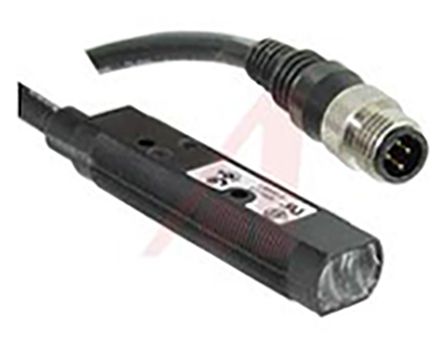Eaton Moeller Kubisch Optischer Sensor, Durchgangsstrahl, Bereich 24 M, NPN/PNP Ausgang, 4-poliger Steckverbinder