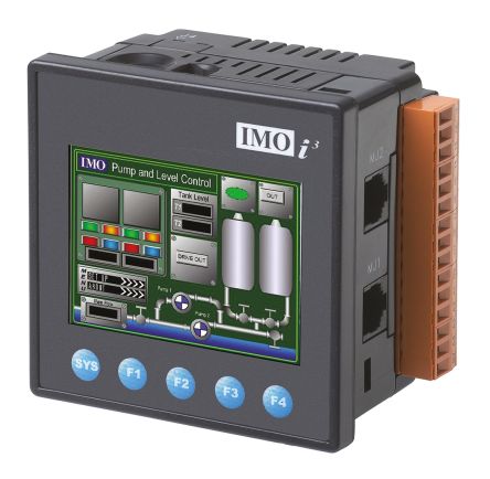 IMO i3C PLC CPU, Ethernet Networking Front Panel Interface, 12 (Digital), 2 (Analogue) Inputs