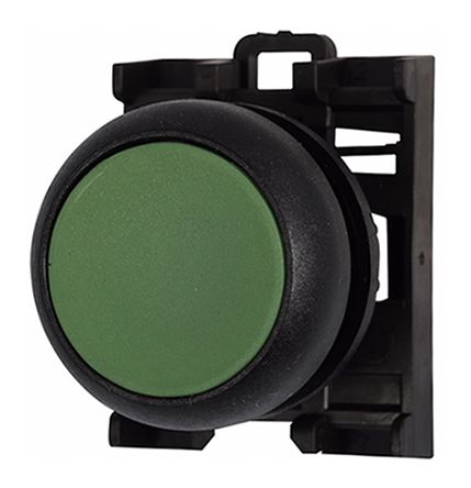 Eaton Pulsador RMQ Titan, M22, Color De Botón Verde, Montaje En Panel, IP67, IP69K