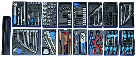 2657708 Gedore | Gedore 208 Piece Maintenance Tool Kit with Trolley ...